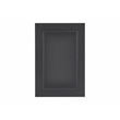 Home Square 3 Piece Set with Coffee Table and 2 Chairside Table in Black