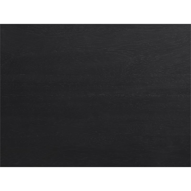 Home Square 3 Piece Set with Coffee Table and 2 Chairside Table in Black