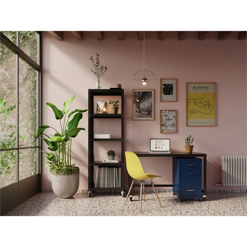 Home Square 2-Piece Set with Mobile Desk & 18