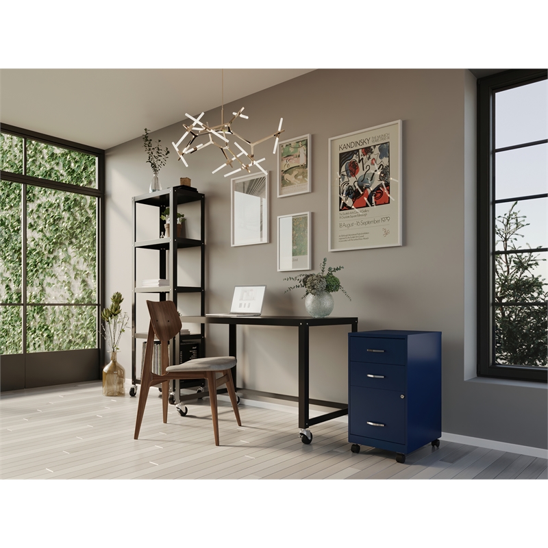 Home Square 2-Piece Set with Mobile Desk & 18