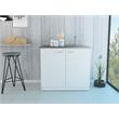 Home Square 2-Piece Set with Kitchen Island & Utility Sink with Cabinet