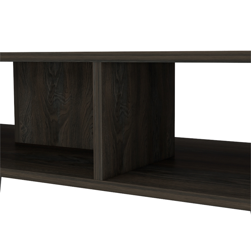 Home Square 2-Piece Set with Bar Cart Cabinet and Coffee Table