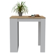 Home Square 2-Piece Set with Kitchen Island and Pantry Cabinet