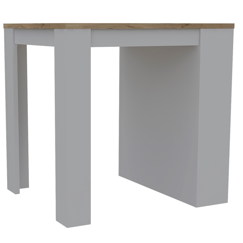 Home Square 2-Piece Set with Modern Kitchen Island & Utility Sink with Cabinet