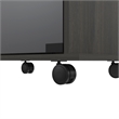 Home Square 2-Piece Set with Lift Top Coffee Table & Glass Door Bar Cart