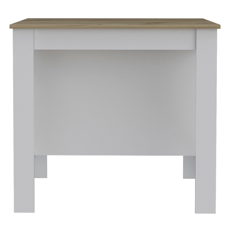 Home Square 2-Piece Set with Kitchen Island and High Pantry Cabinet
