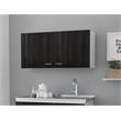 Home Square 2-Piece Set with Wood Kitchen Island and Wall Cabinet