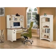 Home Square 2-Piece Set with 4-Shelf Bookcase and Hall Tree Shoe Bench