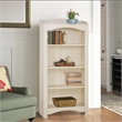 Home Square 2-Piece Set with 4-Shelf Bookcase and Hall Tree Shoe Bench