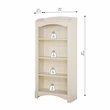 Home Square 2-Piece Set with 4-Shelf Bookcase and 31.5