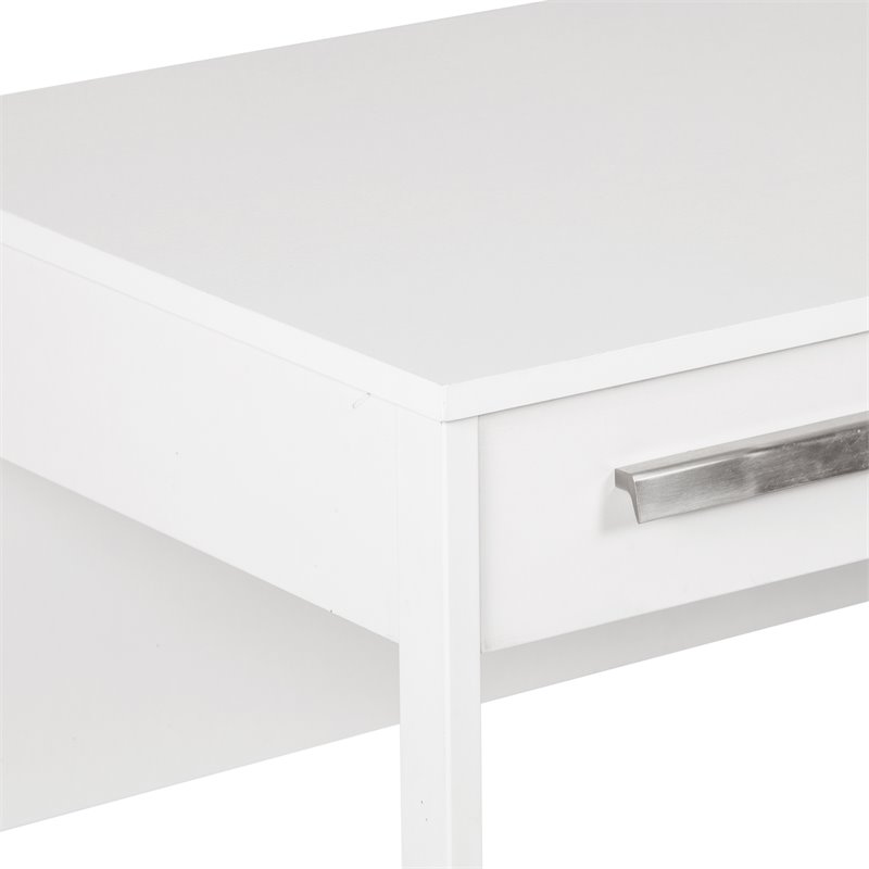 Home Square 2-Piece Set with Writing Desk & Credenza File Cabinet