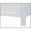 Home Square 2-Piece Set with 2-Door Storage Cabinet and Corner Desk