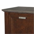 Home Square 2-Piece Set with Credenza File Cabinet & 2-Drawer File Cabinet