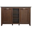 Home Square 2-Piece Set with Credenza File Cabinet & 2-Drawer File Cabinet