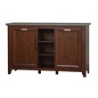 Home Square 2-Piece Set with Credenza File Cabinet & 2-Drawer File Cabinet