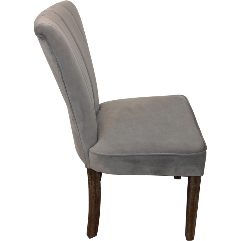 Home Square 9-Piece Set with Square Dining Table & 8 Fabric Side Chairs