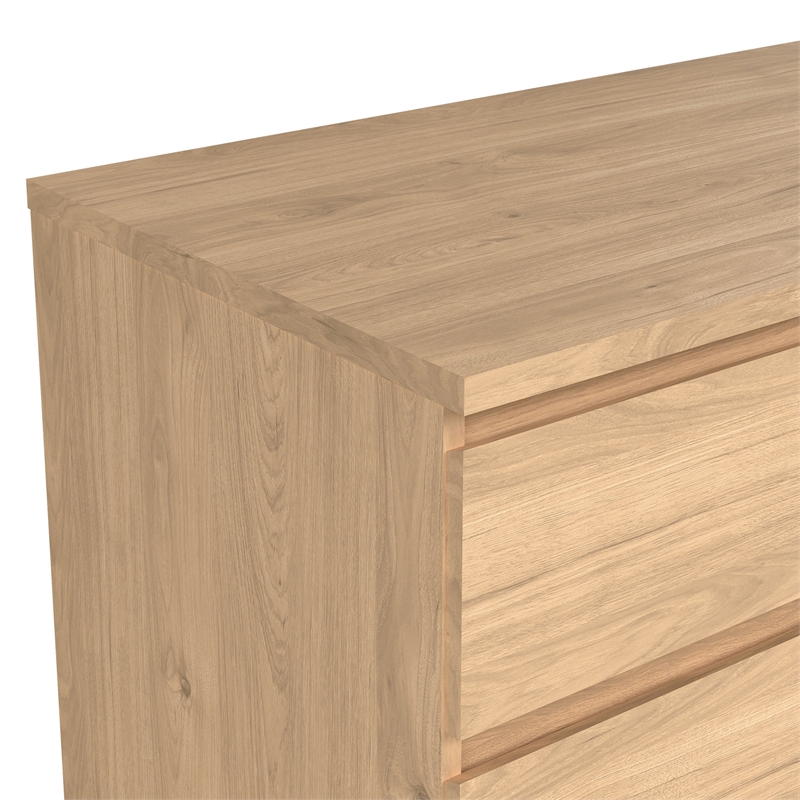 Home Square 3-Piece Set with Double Dresser and 2 Nightstands