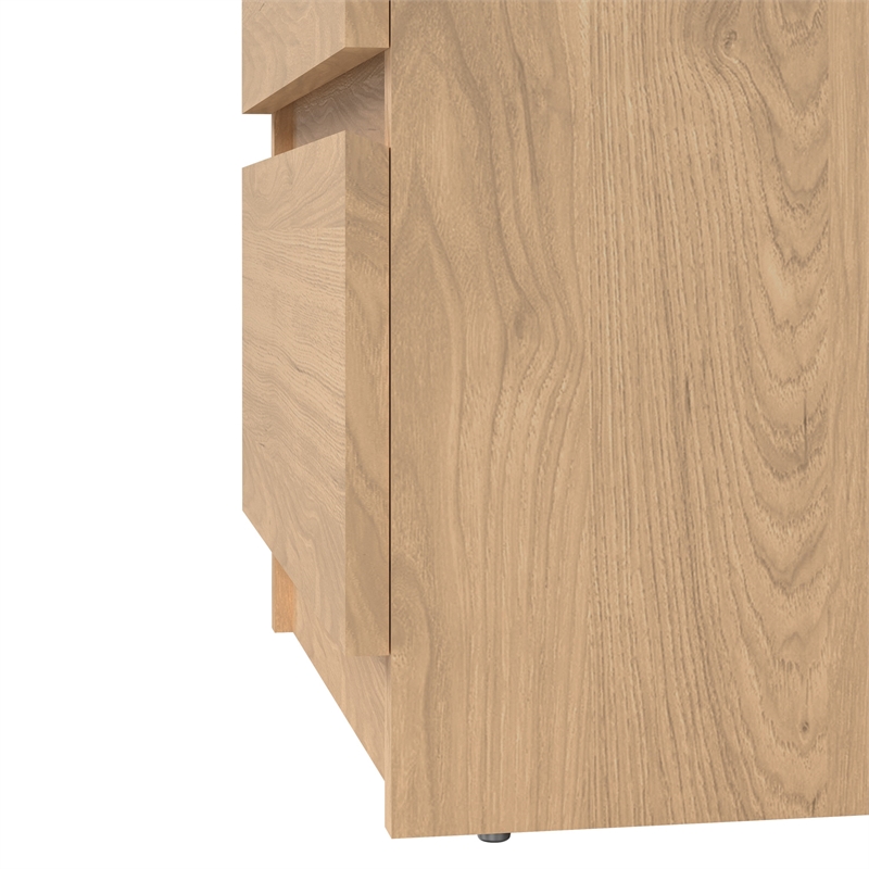 Home Square 3-Piece Set with Double Dresser and 2 Nightstands
