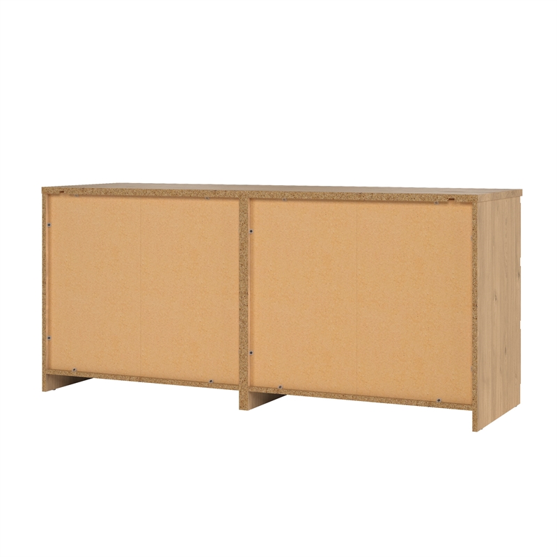 Home Square 3-Piece Set with Double Dresser and 2 Nightstands
