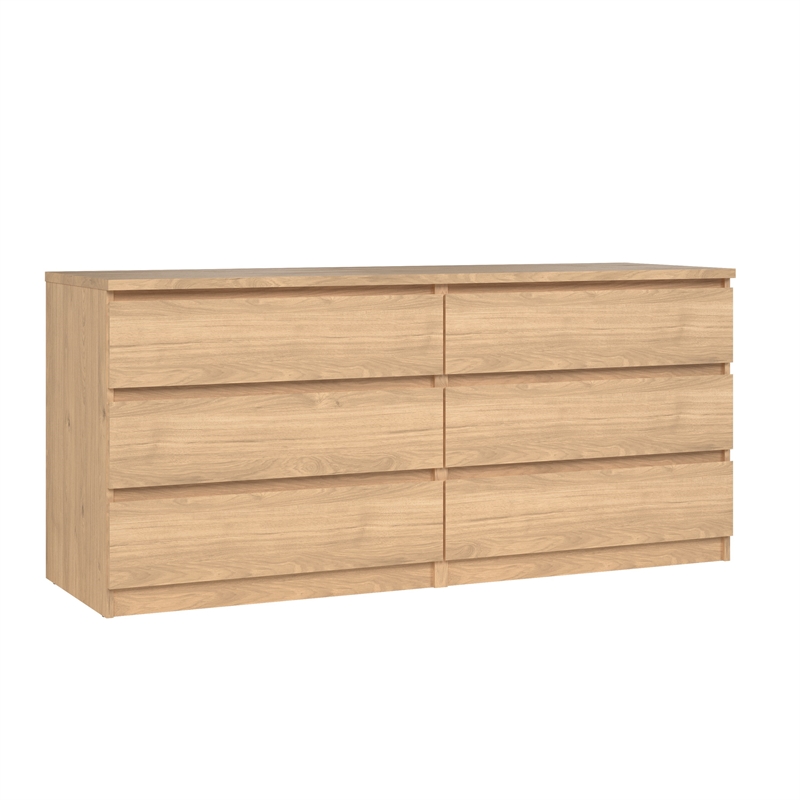 Home Square 3-Piece Set with Double Dresser and 2 Nightstands