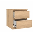 Home Square 2-Drawer Nightstand in Jackson Hickory - Set of 2