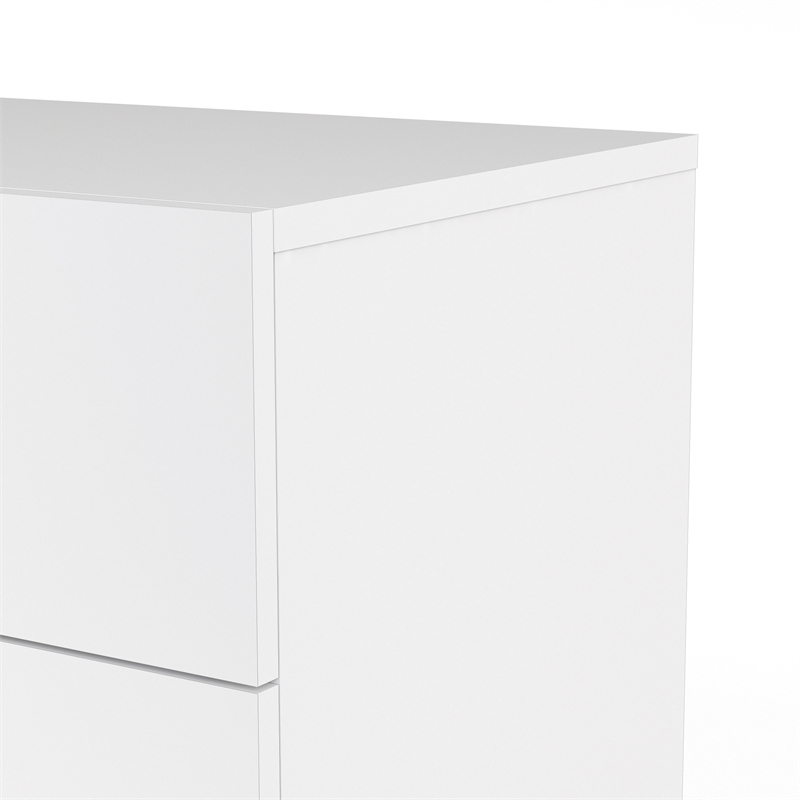 Home Square 3-Piece Set with Space Wardrobe & Dresser & Chest in White