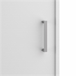 Home Square 2-Piece Set with Space Wardrobe and 4 Drawer Chest in White