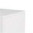 Home Square 2-Piece Set with Space Wardrobe and 4 Drawer Chest in White