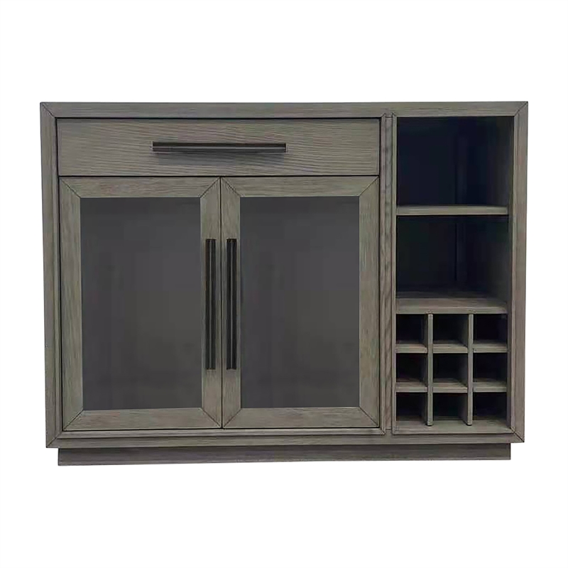 Home Square 2-Piece Set with Dining Bar Cabinet & Buffet Tables Sideboards