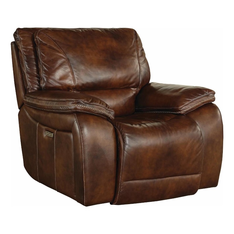 Home Square 3-Piece Set with Power Recliner & Loveseat & Sofa in Burnt Sienna