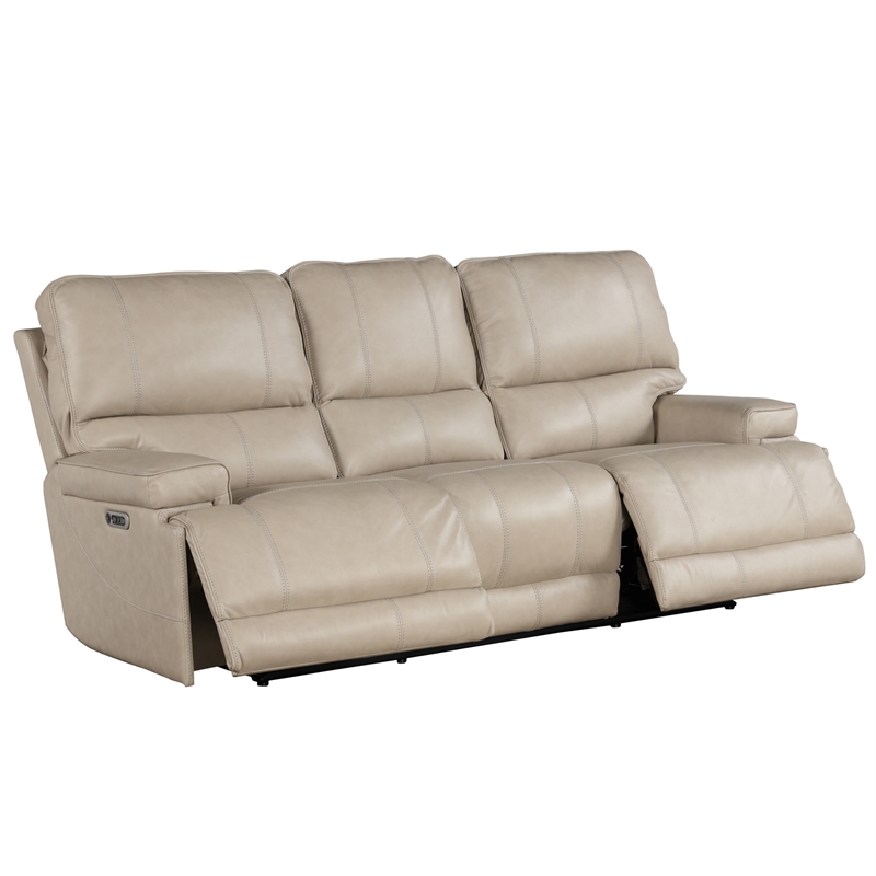 Home Square 3-Piece Set with Power Cordless Recliner & Loveseat & Sofa