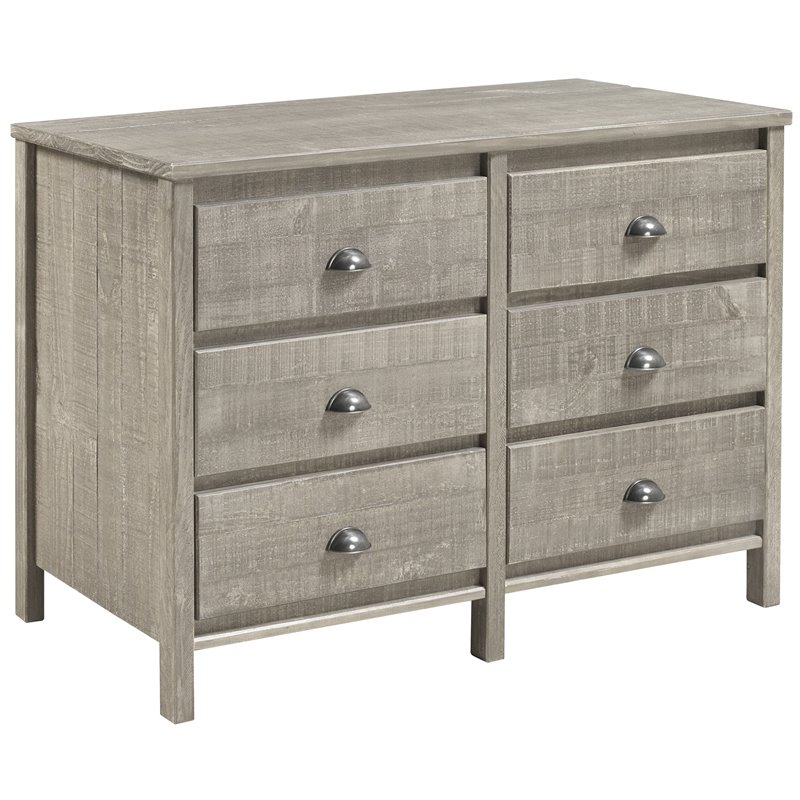 Home Square 2-Piece Set with 5-Drawer Bedroom Chest & 6-Drawer Dresser