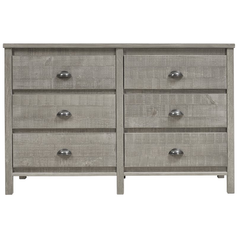 Home Square 4-Piece Set with 2 Nightstands & 5-Drawer Chest & 6-Drawer Dresser