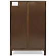 Home Square 2-Piece Set with 5-Drawer Chest & 6-Drawer Dresser in Walnut