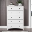 Home Square 3-Piece Set with 2 Nightstands & 5-Drawer Bedroom Chest