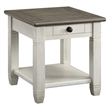 Home Square 2-Piece Set with Daybed with Trundle in Orange & End Table