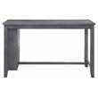Home Square 5-Piece Set with 4 Counter Stools and Dining Table in Gray