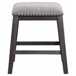 Home Square 5-Piece Set with 4 Counter Stools and Dining Table in Gray