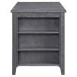 Home Square 5-Piece Set with 4 Counter Stools and Dining Table in Gray