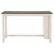 Home Square 5-Piece Set with 4 Counter Height Stools & Dining Table in Gray