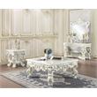 Home Square 2-Piece Set with Square Coffee Table & End Table in Antique White