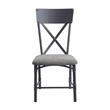 Home Square 7-Piece Set with Wood Dining Table and 6 Side Chairs