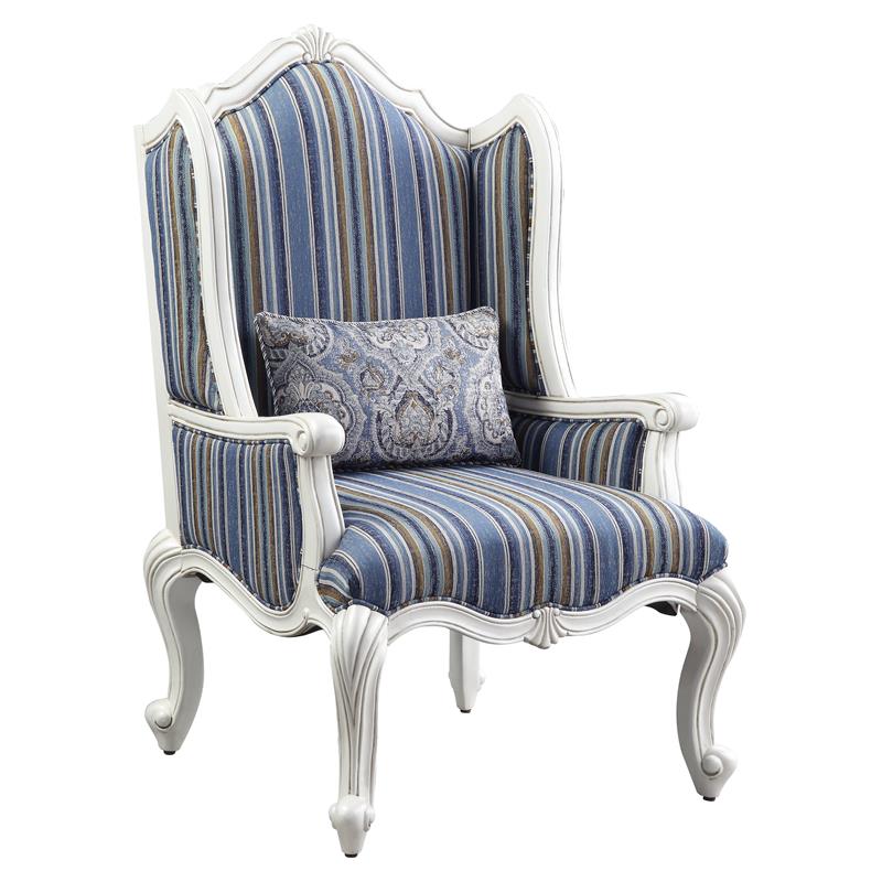 Home Square 2-Piece Set with Fabric Upholstery Chair & Full Daybed Trundle