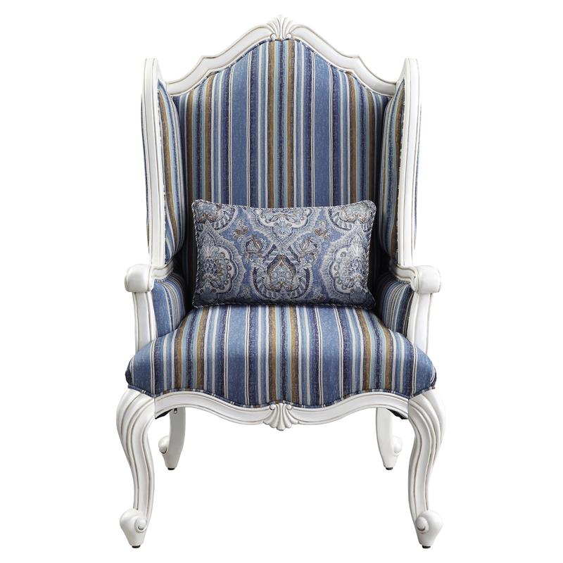Home Square 2-Piece Set with Fabric Upholstery Chair & Full Daybed Trundle