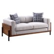 Home Square 2-Piece Set with Fabric Loveseat and Coffee Table