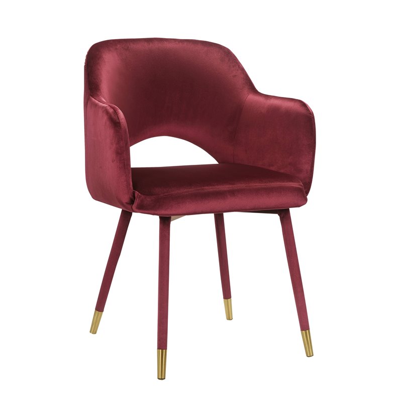 Home Square 2-Piece Set with Accent Chair and Wooden Top Writing Desk