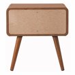 Home Square 3-Piece Set with 2 Side Tables and Coffee Table in Walnut