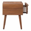 Home Square 3-Piece Set with 2 Side Tables and Coffee Table in Walnut
