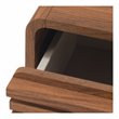 Home Square 3-Piece Set with 2 Side Tables and Coffee Table in Walnut