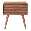 Home Square 3-Piece Set with 2 Side Tables and Coffee Table in Walnut
